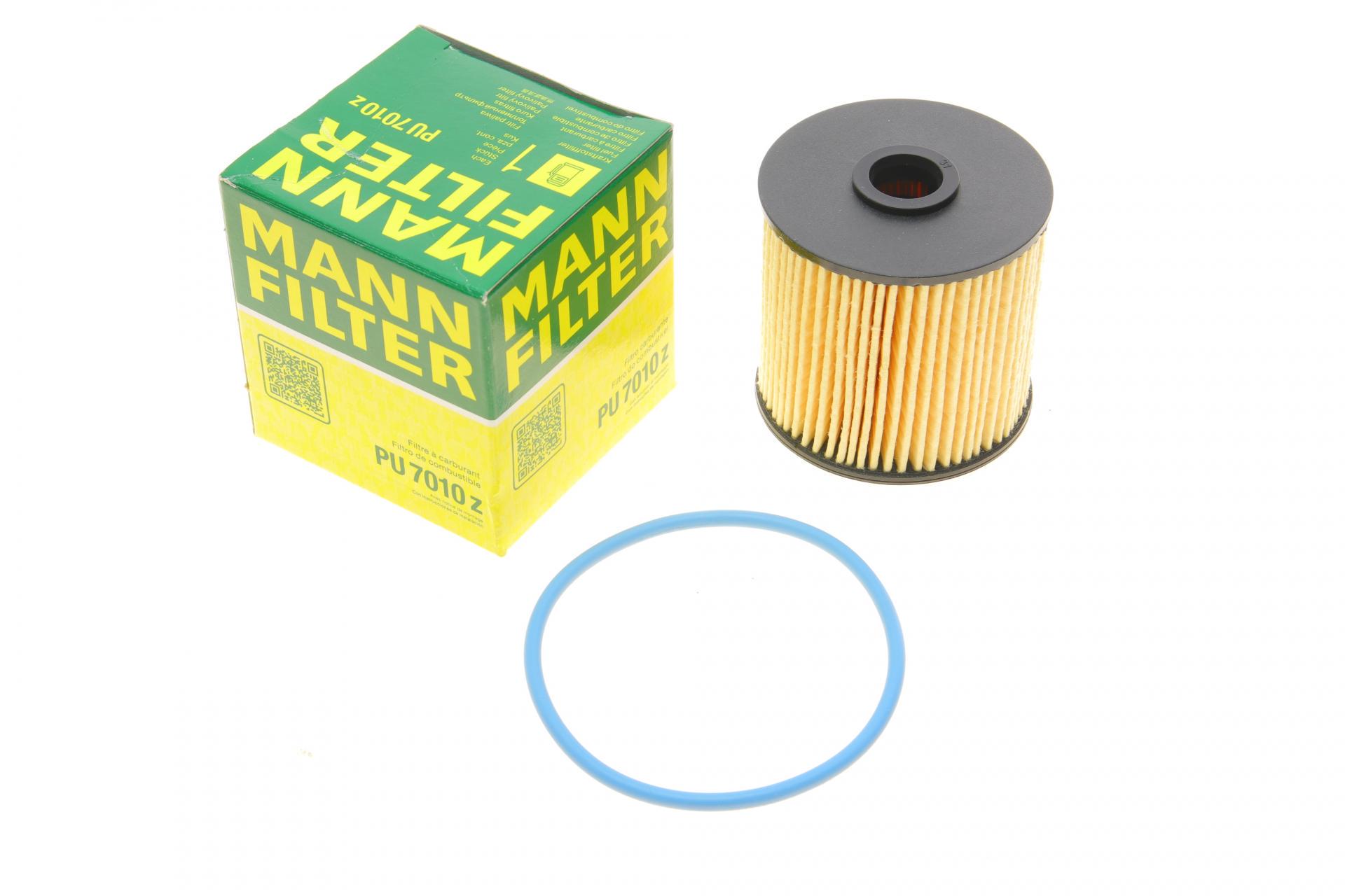 Фильтр топливный Mann-Filter для Citroen (C4/Peugeot 308 1,6/2,0HDI 13- (PU 7010 Z)