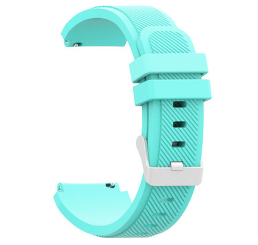 Ремешок для смарт-часов Youth Version силиконовый 20 мм рифленый Мятный (1709P)