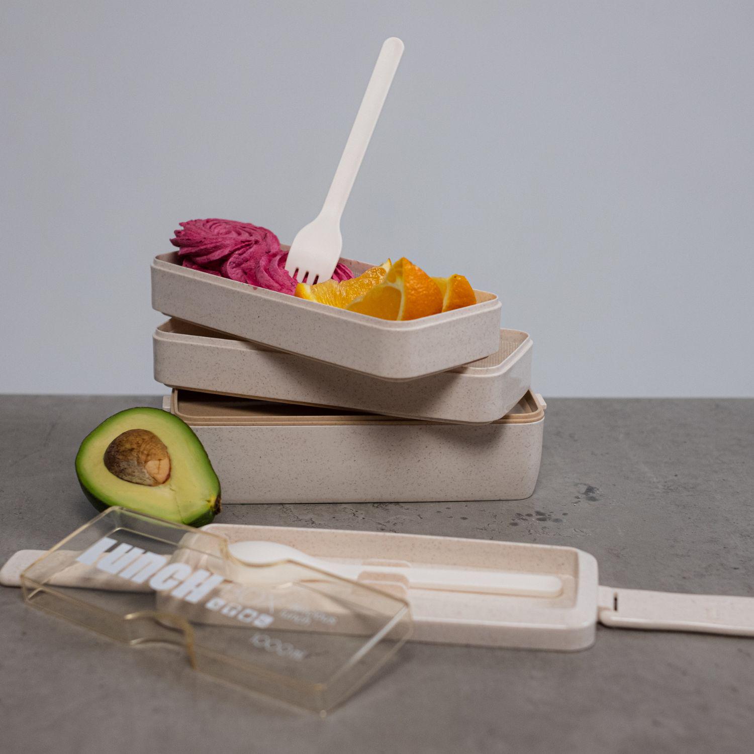 Ланч-бокс еко Jooki з трьома рівнями та приладами 1000 мл (1929) - фото 5 Ланч-бокс еко Jooki з трьома рівнями та приладами 1000 мл (1929) - фото 5