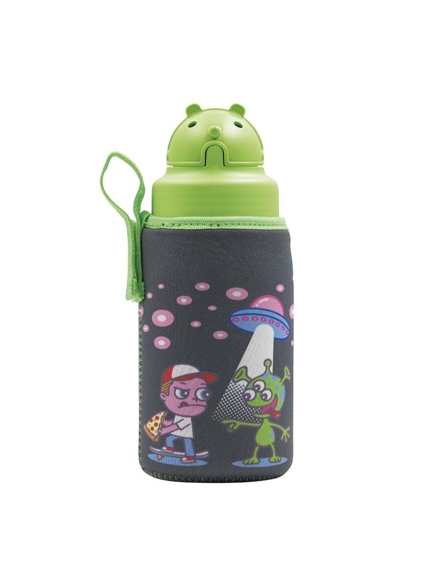 Пляшка Laken Tritan OBY Bottle 0,45 L + NP Cover Ovni (1004-OBYFOV)