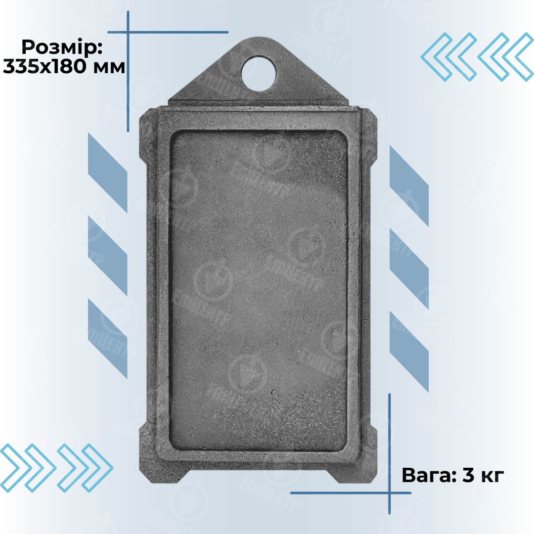 Шиберная задвижка чугунная для печи средняя 335х180 мм - фото 13 Шиберная задвижка чугунная для печи средняя 335х180 мм - фото 13