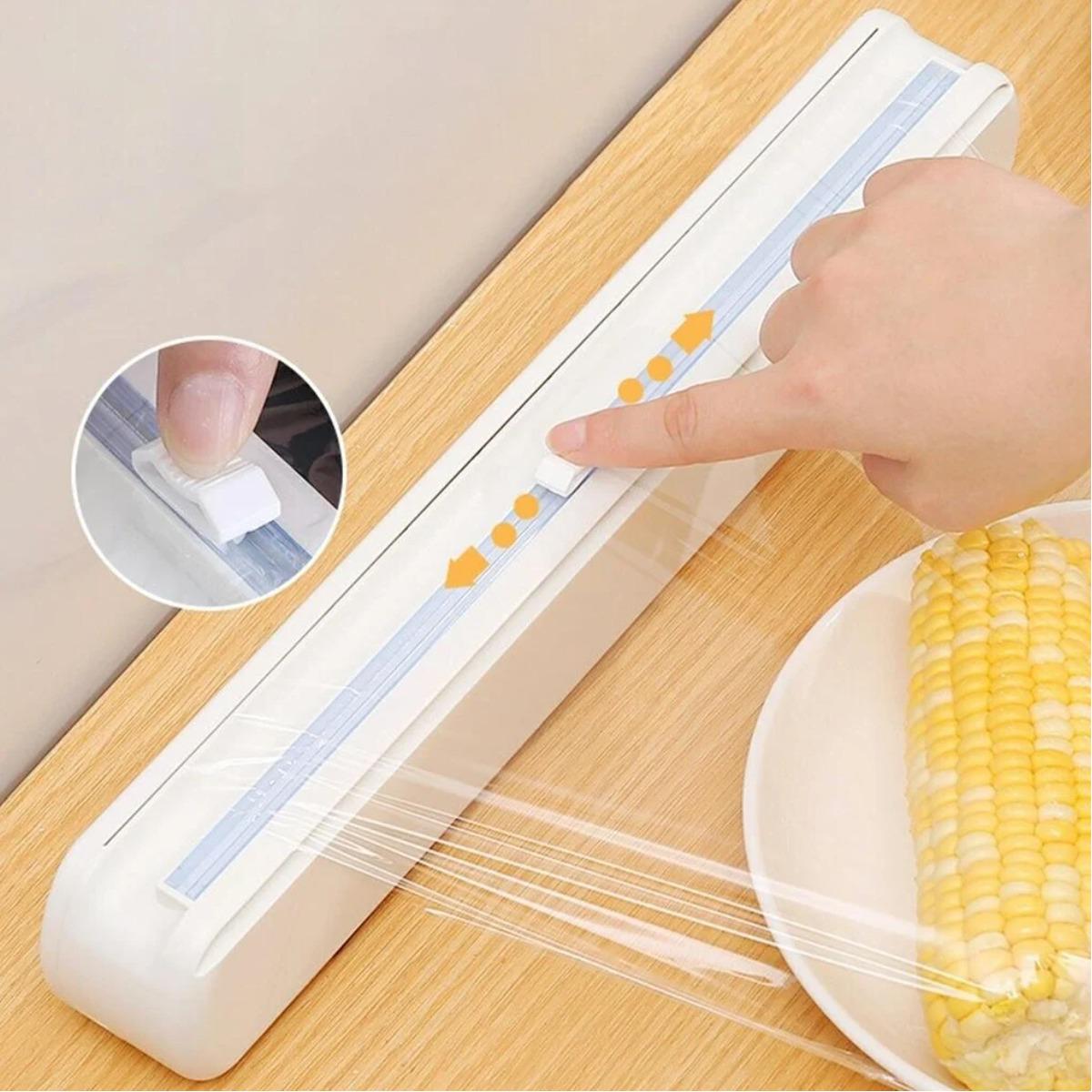 Диспенсер кухонный Flim Cutter для хранения и разрезания пищевой пленки фольги и бумаги (384 FC) - фото 2 Диспенсер кухонный Flim Cutter для хранения и разрезания пищевой пленки фольги и бумаги (384 FC) - фото 2