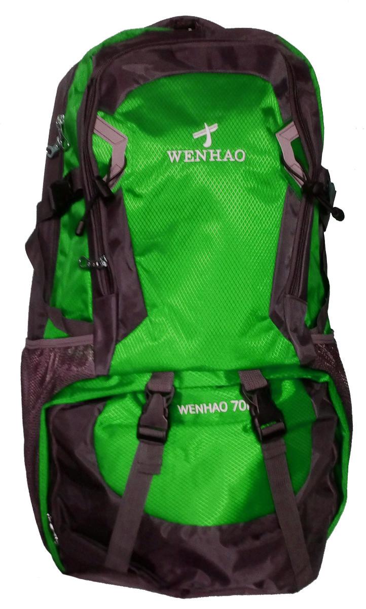 Рюкзак туристичний Wenhao 70 л Салатовый (R506027-Z)