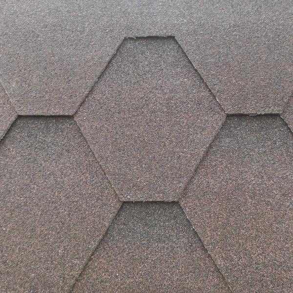 Битумная черепица Aquaizol Мозаика ЭКО 3,0 м2 Коричневый (29636480)