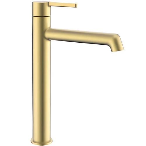 Смеситель для умывальника KOER KB-11029-12 KR5502 высокий однорычажный Золотой (271425) Смеситель для умывальника KOER KB-11029-12 KR5502 высокий однорычажный Золотой (271425)