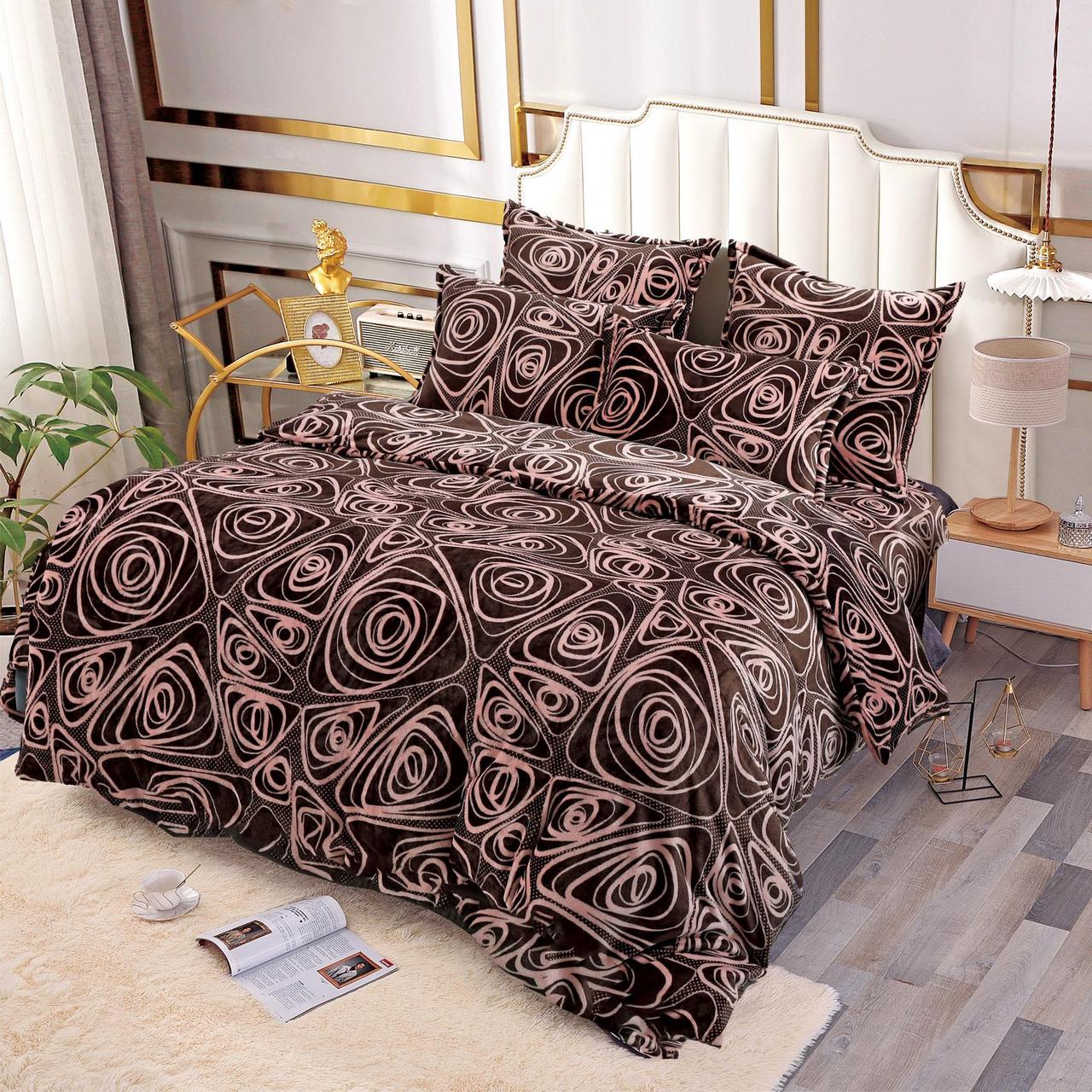 Комплект постельного белья велюровый (25269)