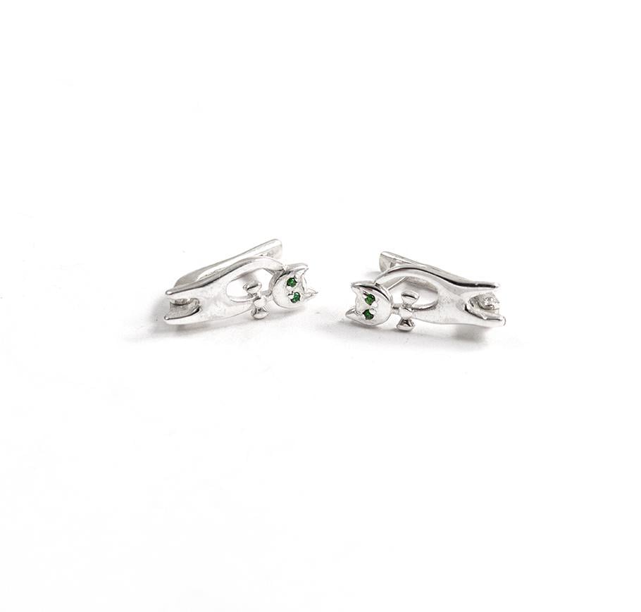 Серьги Maxi Silver 8886 Котики (88886)