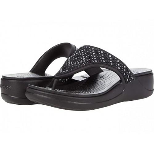 Шльопанці Crocs Monterey Shimmer р. W9/EUR 39-40 Black (7679288)