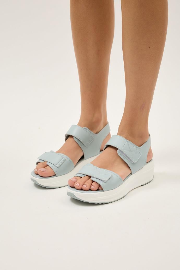 Сандалии женские LONZA на платформе р. 40 Голубой (198407)