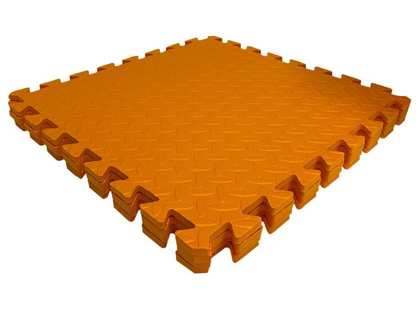Пол мягкий-пазл EVA 500х500х10 мм Оранжевый (1994526669) - фото 6