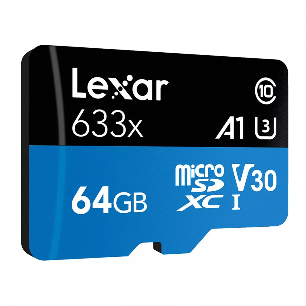 Карта пам'яті Lerax Micro SDXC Card 633x Class 10 UHS-I U3 64 Gb (547206)