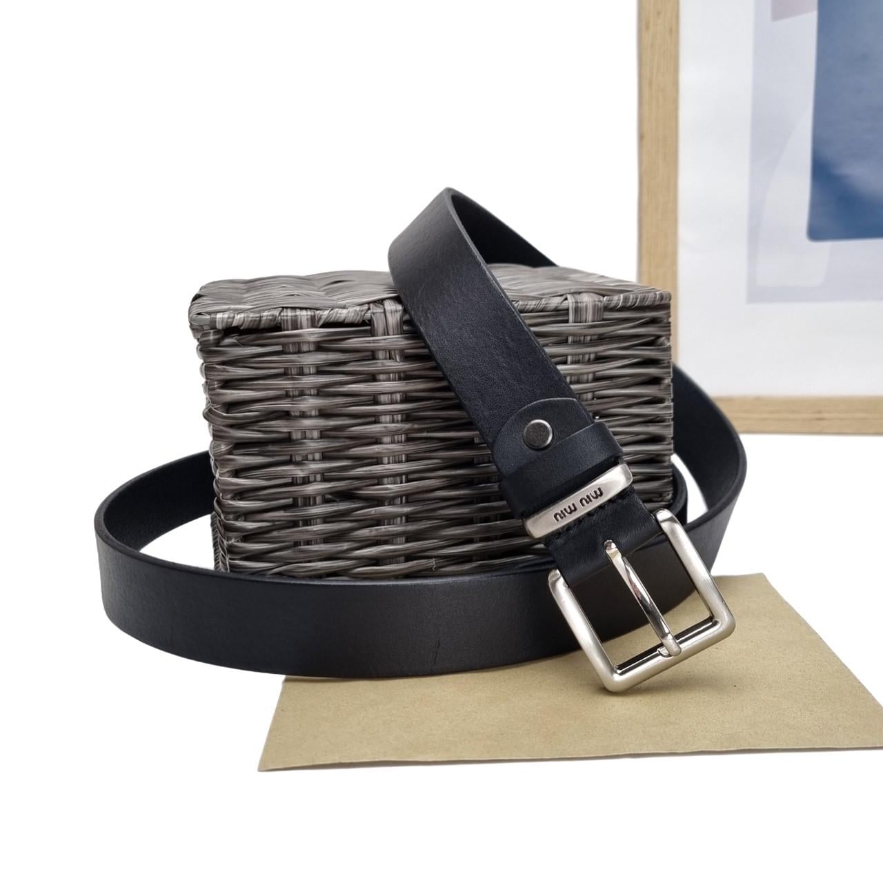 Ремінь жіночий Sfip натуральна шкіра Чорний (30-01-6)