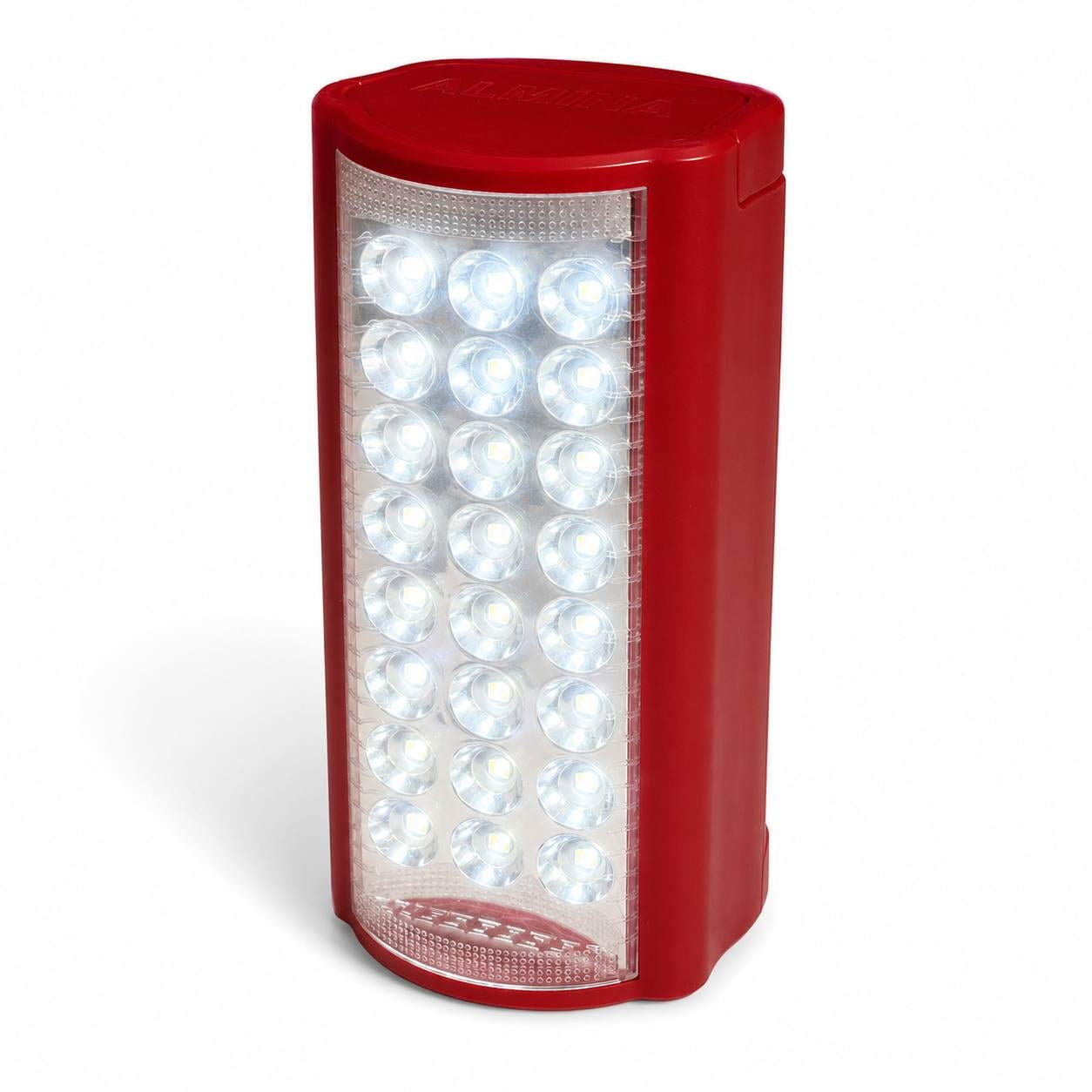 Ліхтар акумуляторний Almina 24 LED USB Червоний (M1158)