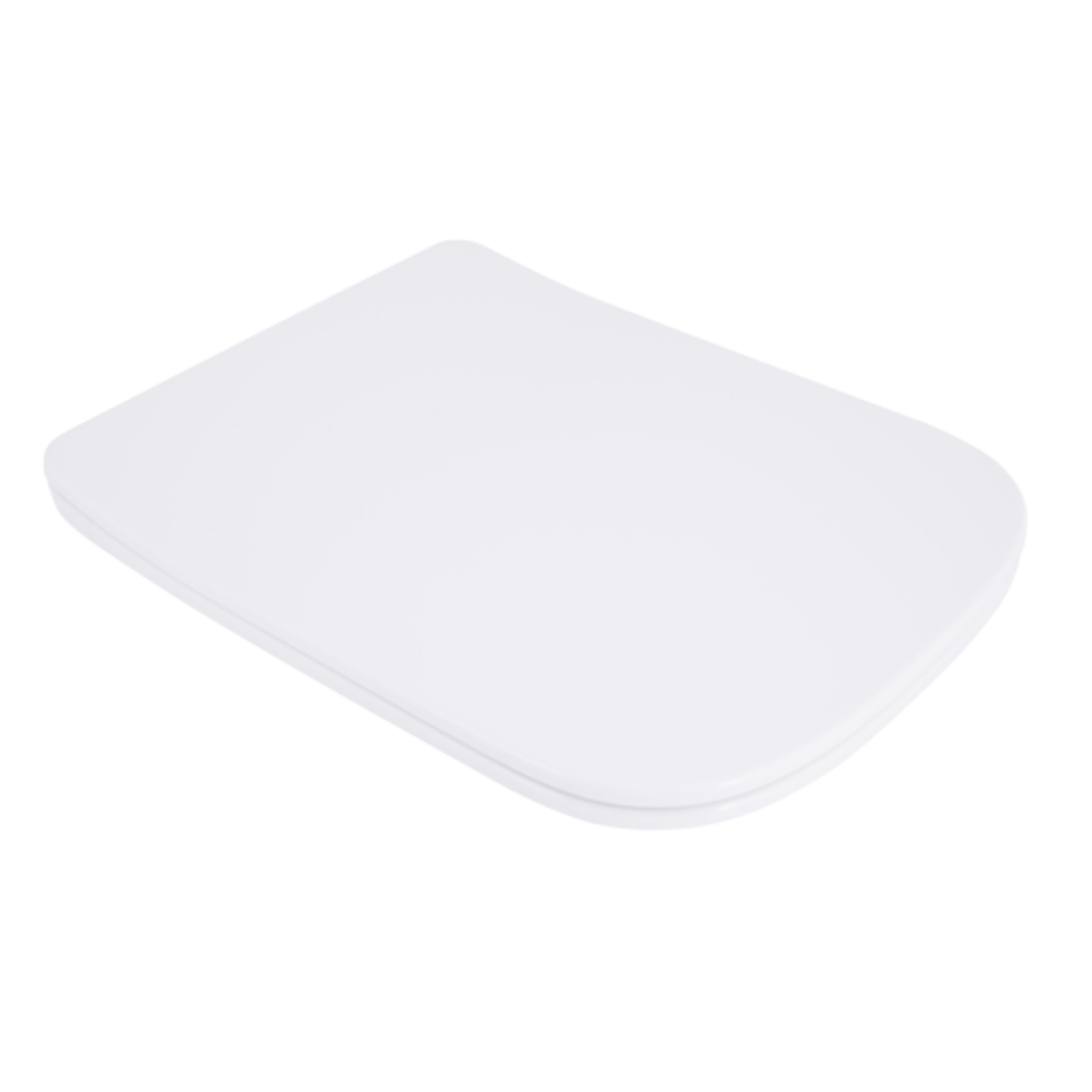 Сиденье для унитаза Qtap Tern 490/520/610 Slim Duroplast/Quick Release с микролифтом 435x344x50 мм White (QTSC179W47353)