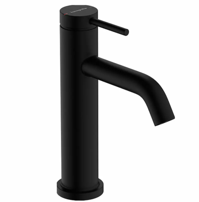 Смеситель для раковины Hansgrohe Tecturis S 73310670 с донным клапаном Черный матовый (539454)
