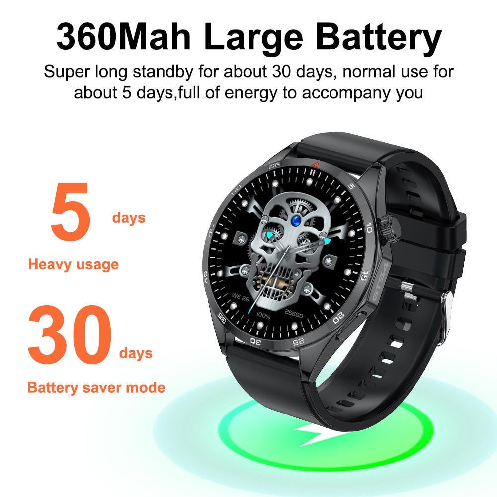 Смарт-годинник Lemfo GTS4-Y11 силіконовий ремінець Black (18606) - фото 3 Смарт-годинник Lemfo GTS4-Y11 силіконовий ремінець Black (18606) - фото 3