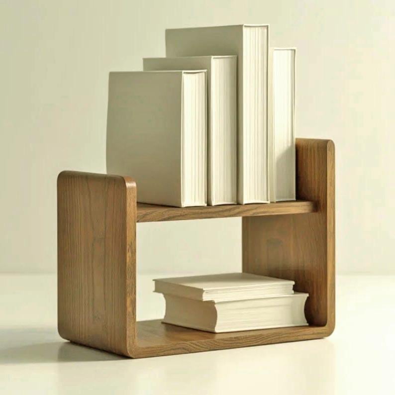 Полка книжная настольная из дерева Самбаро Сиена (КПА-006005)