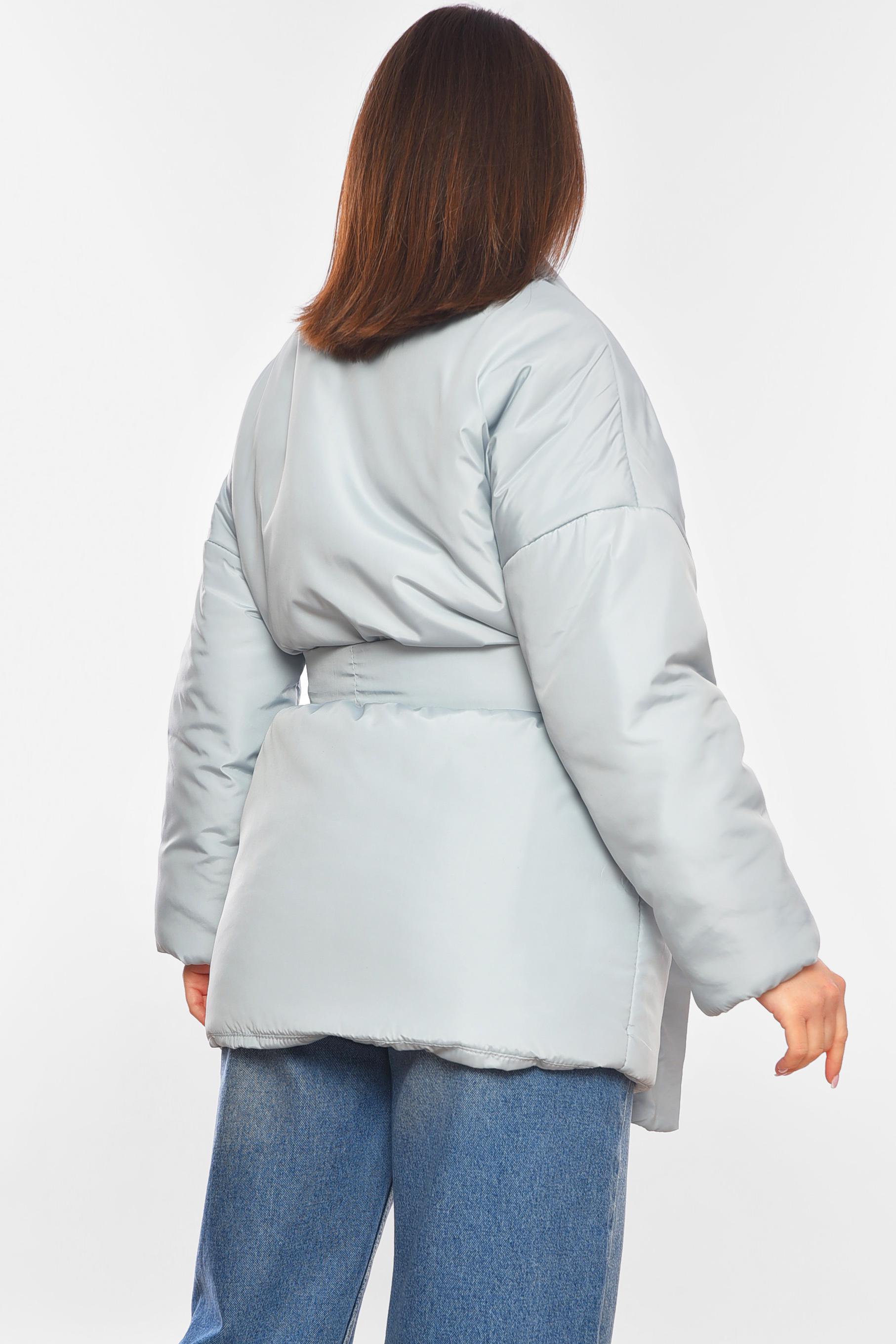 Куртка женская демисезонная р. 60/8XL Серый (199582) - фото 3 Куртка женская демисезонная р. 60/8XL Серый (199582) - фото 3