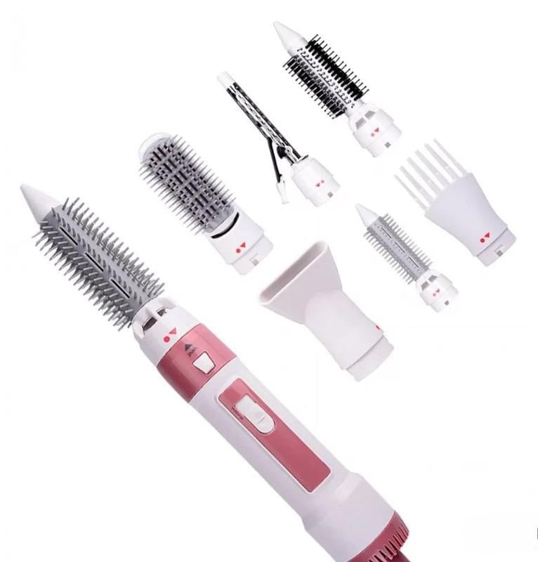 Стайлер-фен для укладки волос Gemei GM-4836 1200 Вт Розовый (2104618631) - фото 14 Стайлер-фен для укладки волос Gemei GM-4836 1200 Вт Розовый (2104618631) - фото 14