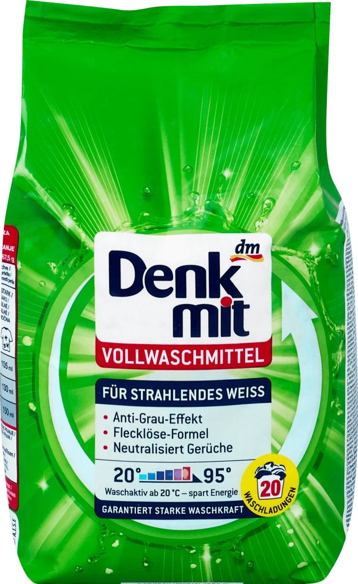 Пральний порошок Denkmit Vollwaschmittel 20 циклів прання 1,35 кг (10705) - фото 1