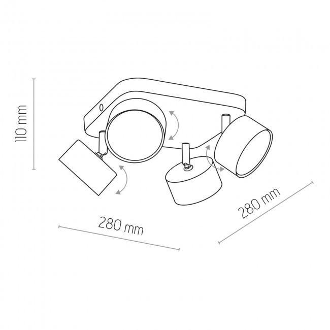 Спот TK Lighting Clark 3405 - фото 3