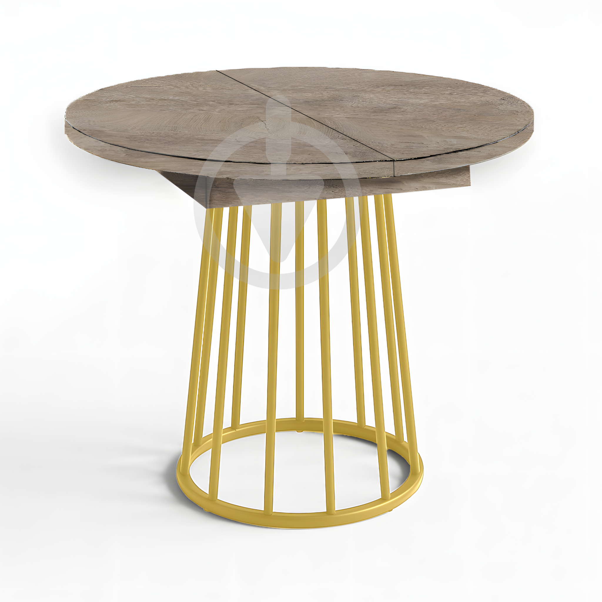 Стол кухонный раскладной RoMax Elegant Slide 80x80/110x80 см Loft Дуб Эндгрейн/Золотой - фото 1 Стол кухонный раскладной RoMax Elegant Slide 80x80/110x80 см Loft Дуб Эндгрейн/Золотой - фото 1