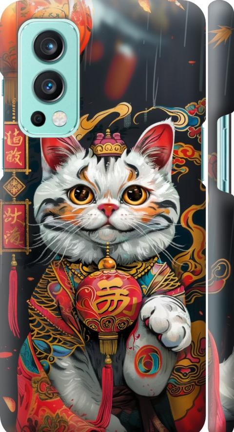 Чехол на OnePlus Nord 2 China Cat v2 (6135m-2468-42517)