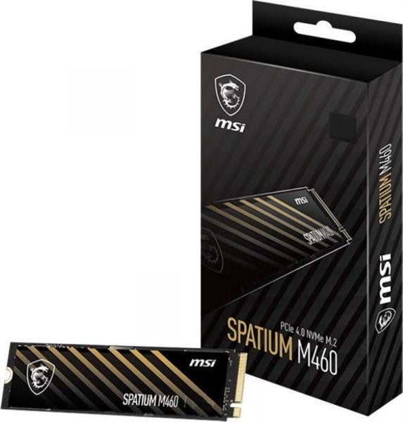 SSD-накопитель MSI Spatium M460 1TB M.2 2280 PCIe 4.0 x4 NVMe 3D NAND TLC (S78-440L930-P83)