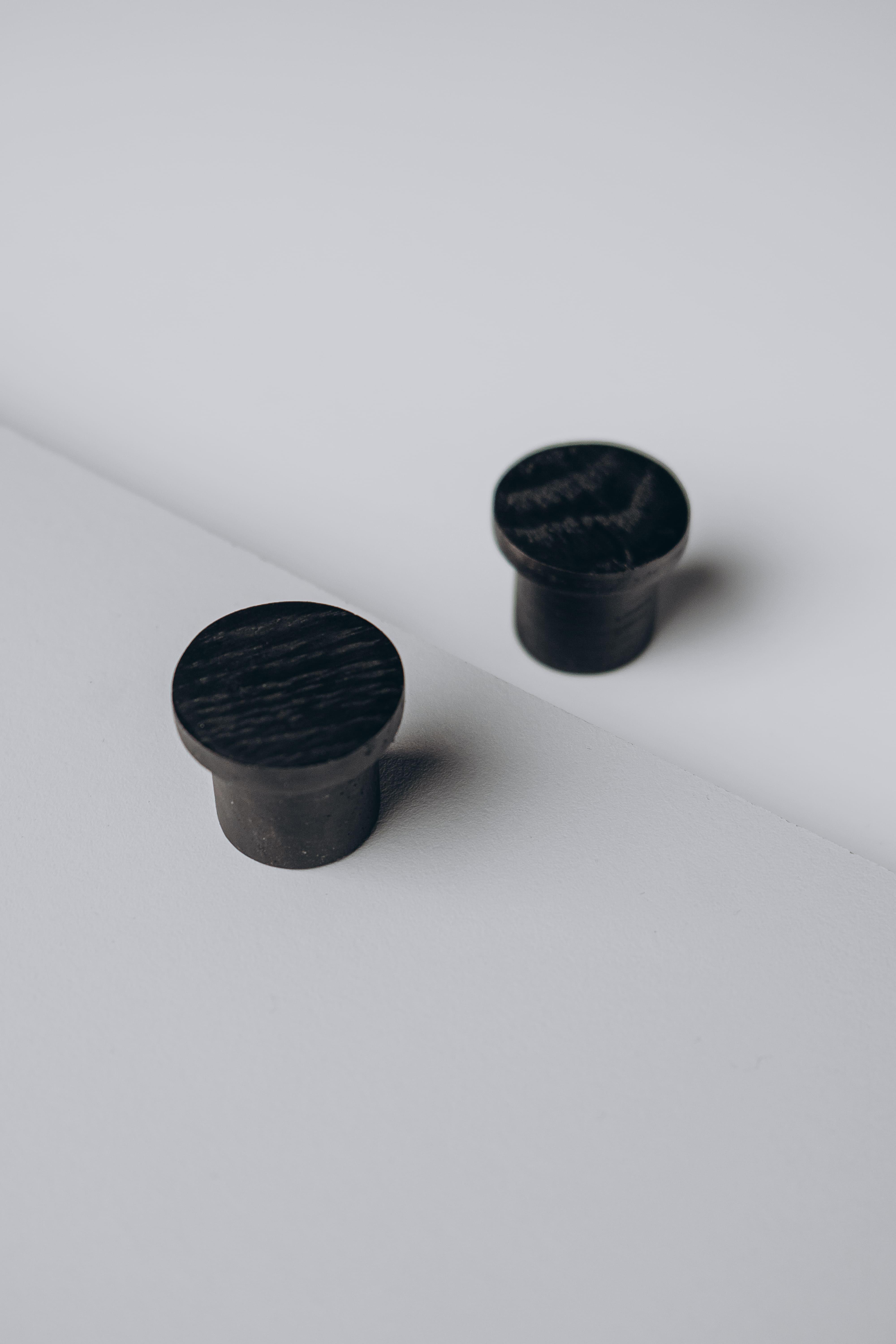 Меблева ручка з дерева 30 мм Umbrella black - фото 4 Меблева ручка з дерева 30 мм Umbrella black - фото 4