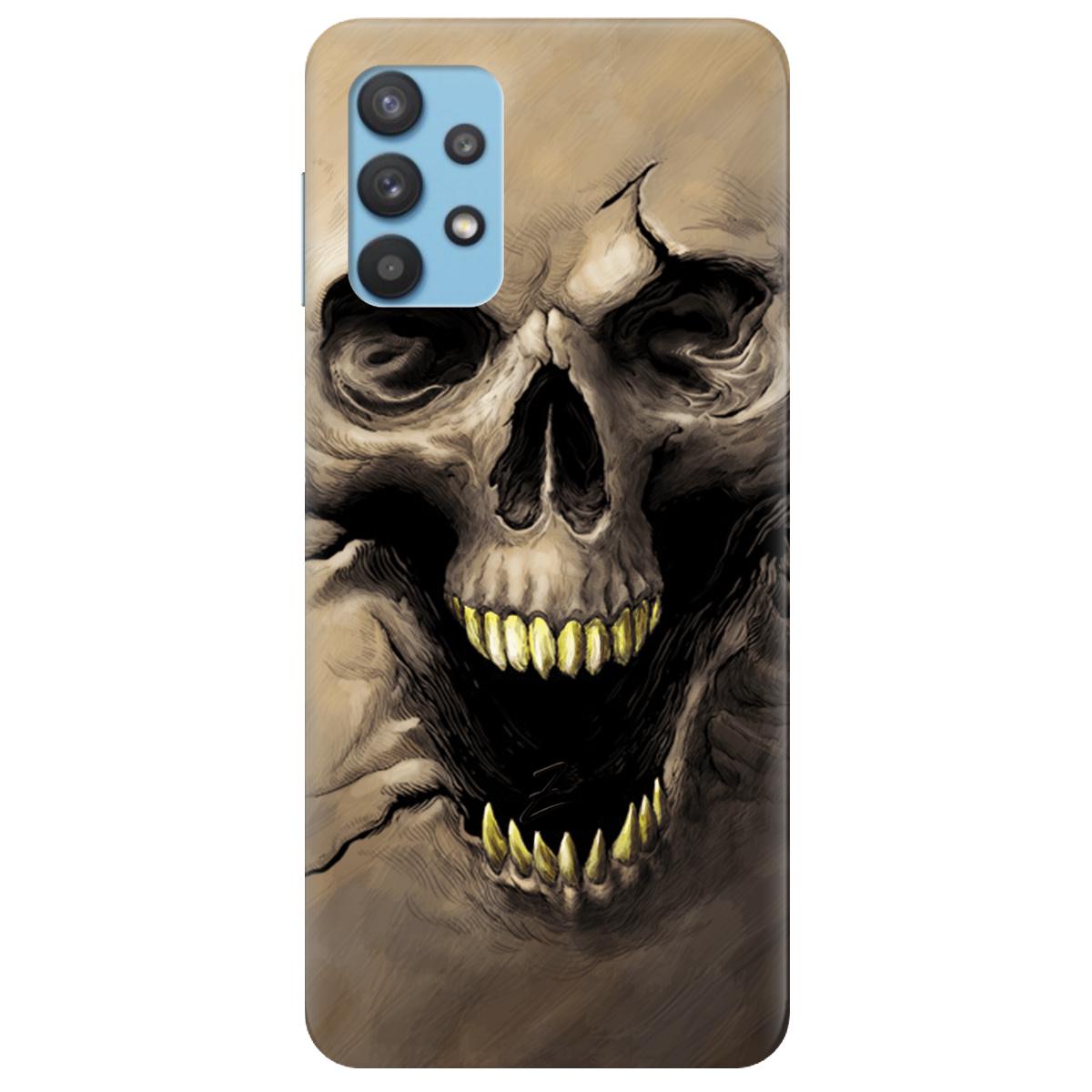 Силиконовый чехол Zorrov для Samsung Galaxy A32 - Skull (15500040056121584) - фото 1