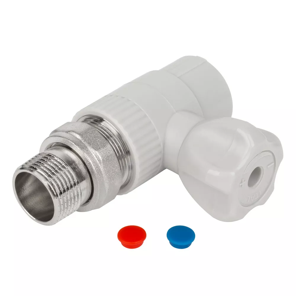 Кран шаровой ITAL PP-r с угоном прямой 20 мм х 1/2" (SQ-1045679)