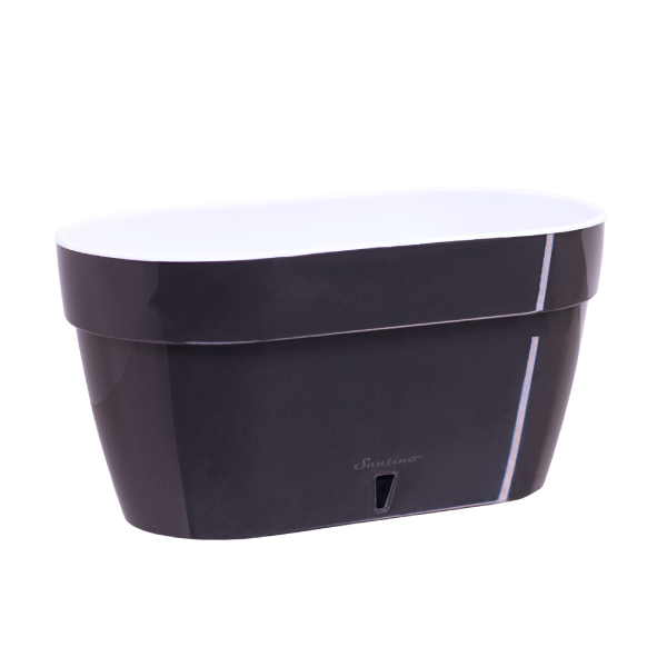 Вазон умный Santino WINDOWS BOX 12 л Антрацитовый/Белый (AST500ANT/WHT)