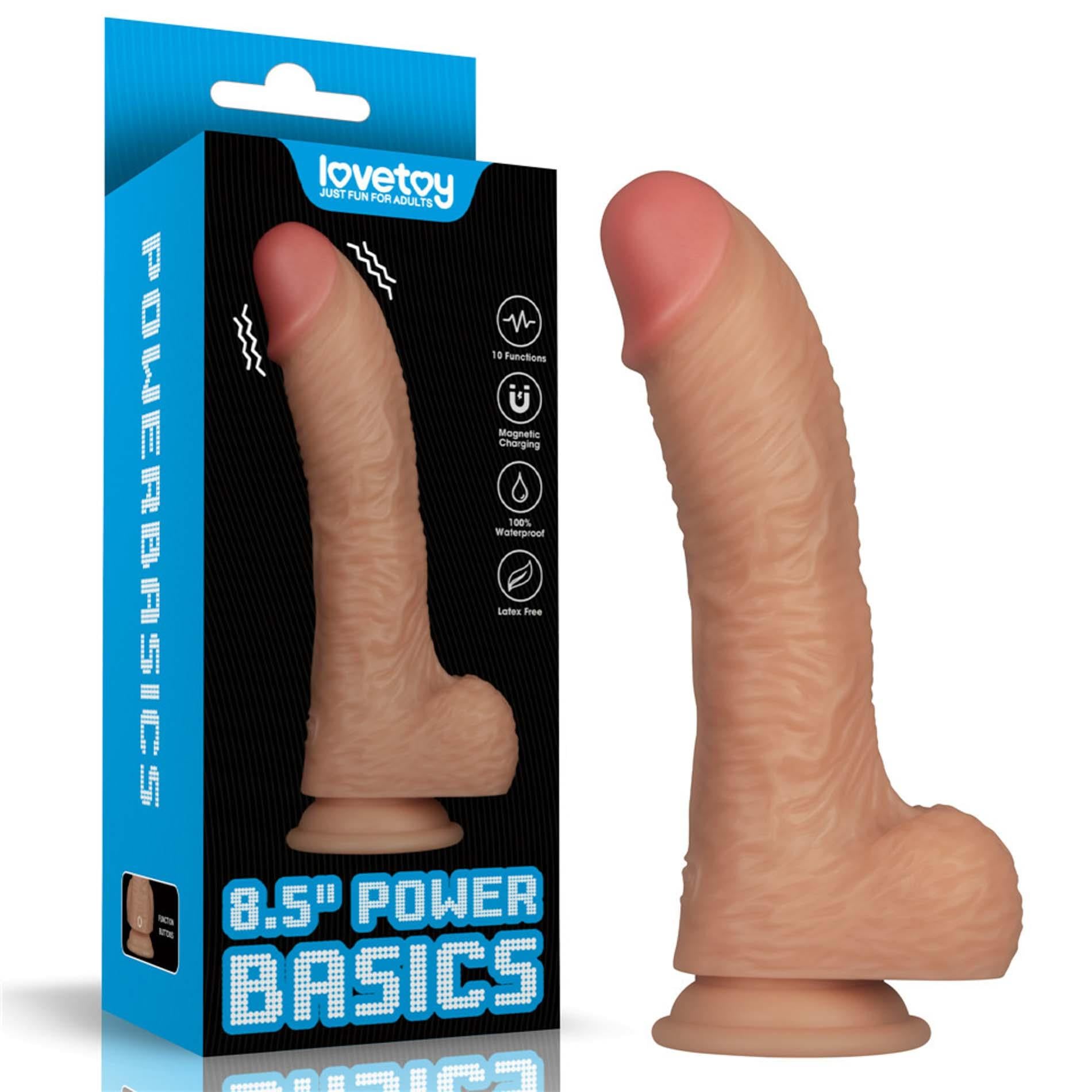 Вібратор реалістичний LoveToy Vibrating Power Basics Cock 8,5 Вібратор реалістичний LoveToy Vibrating Power Basics Cock 8,5