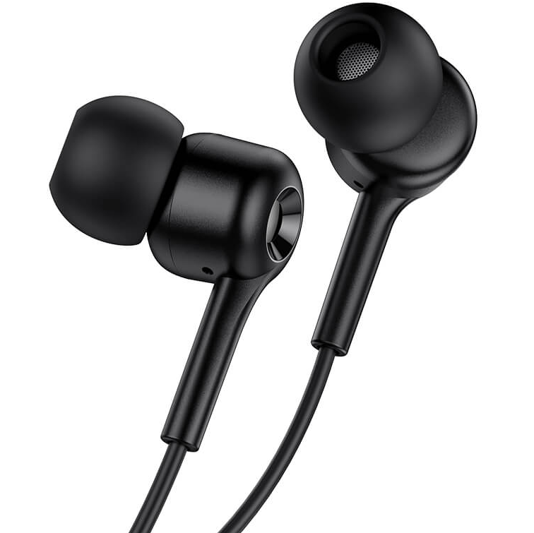 Наушники проводные Hoco La musique universal earphones with mic M82 Черный (548905)