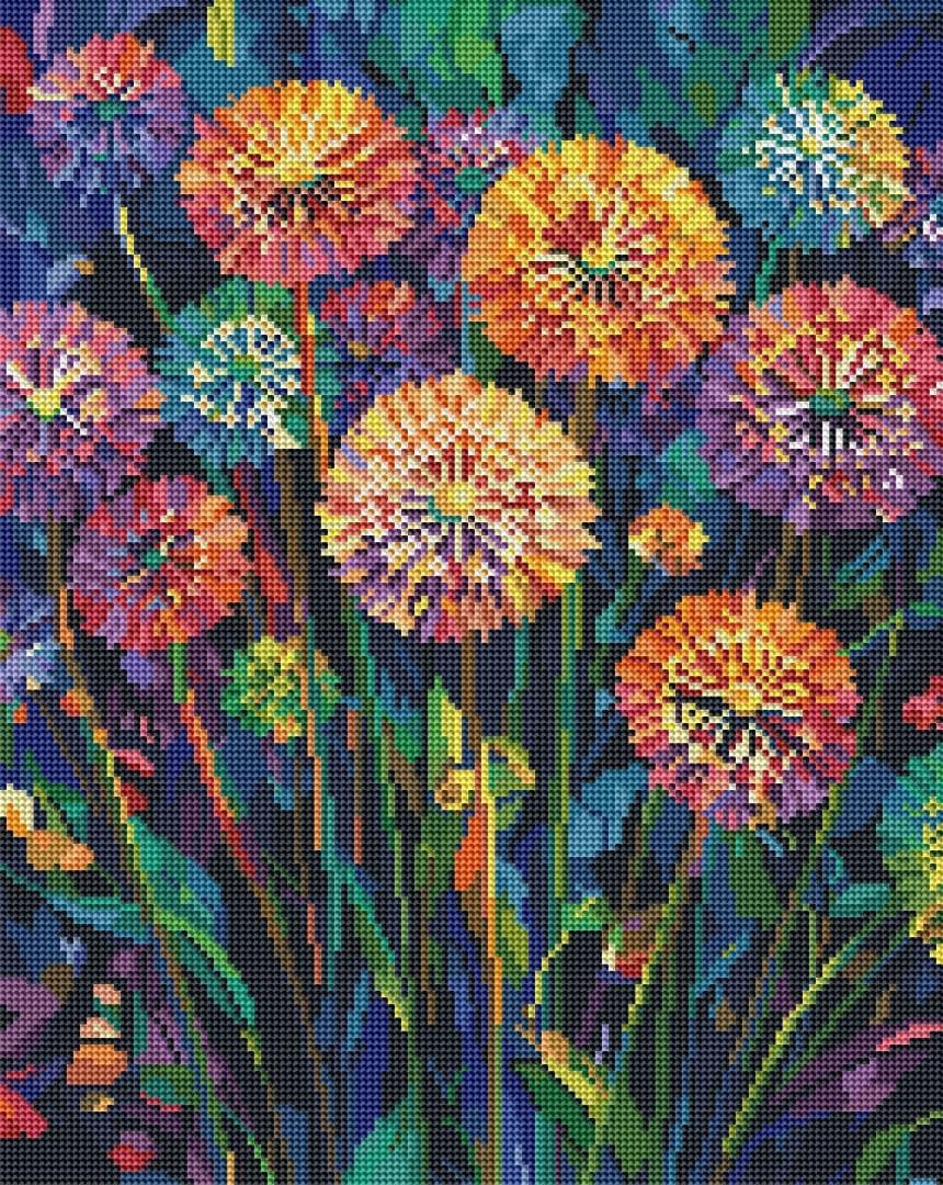 Алмазная мозаика Brushme Одуванчики 40x50 см (DBS54001)