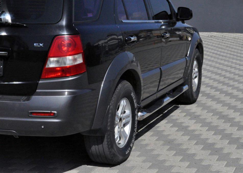Боковые трубы CAN для Kia Sorento 2002-2009 гг. нержавеющая сталь Хром