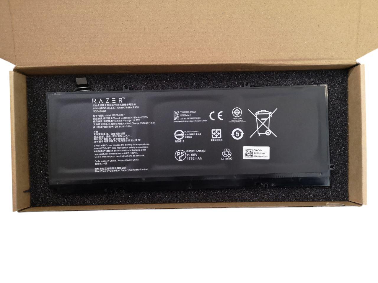 Аккумулятор для Razer Book 13 FHD UHD Touch 2020/RZ09-0357/RC30-0357 4762 mAh 55Wh (000011912)