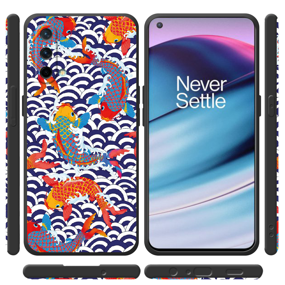 Чехол BoxFace OnePlus Nord CE 5G Koi Fish Черный силикон (44513-up2477-44510) - фото 2