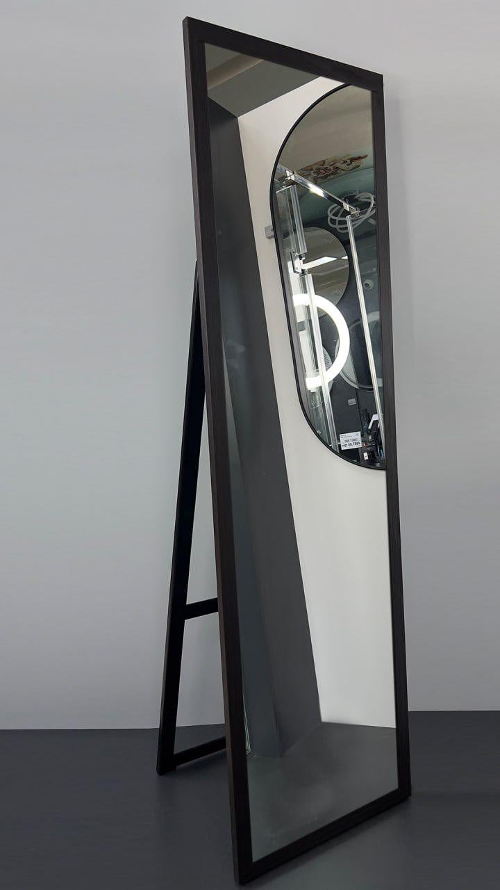 Дзеркало підлогове в прямій рамі МДФ 1800 у повний зріст 170х40 мм Венге (С4825)