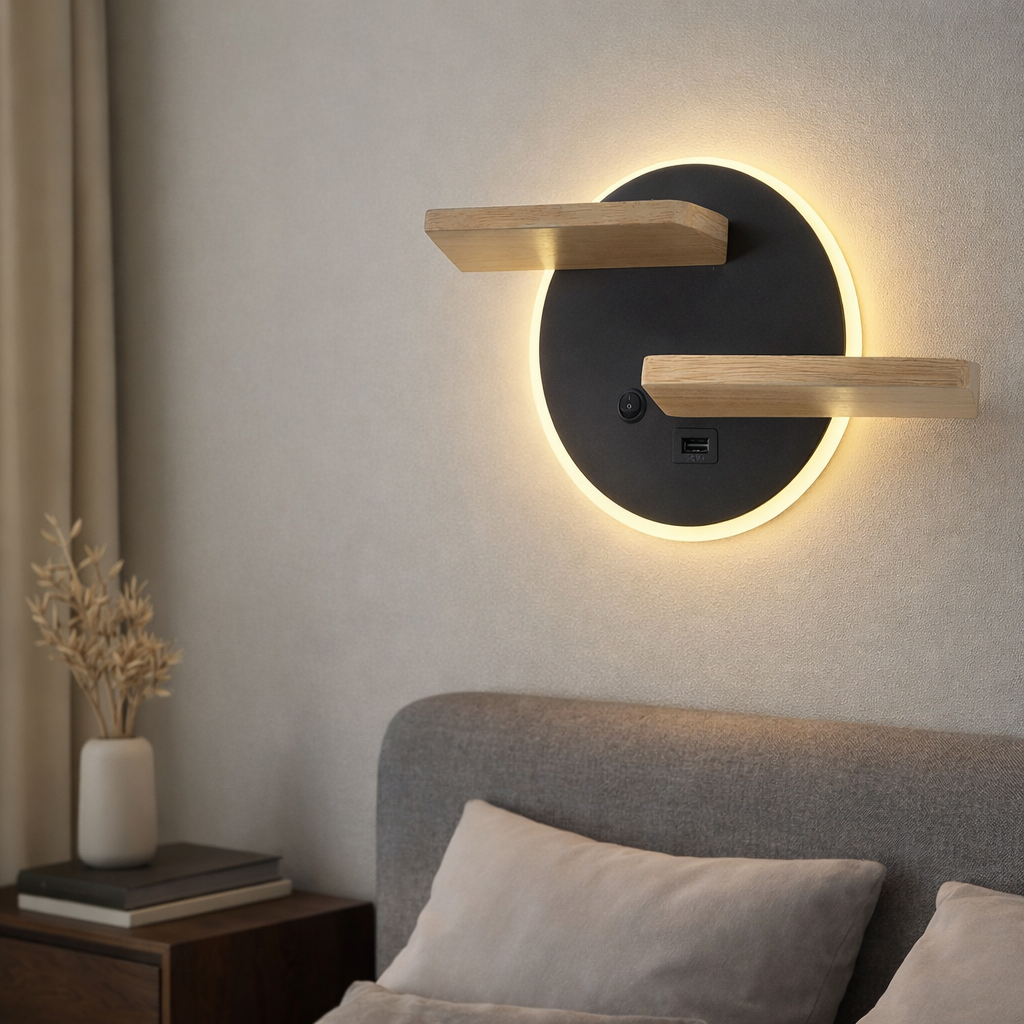 Настенный светильник Lumi Station LED теплый свет 26W (20500/RightBK)