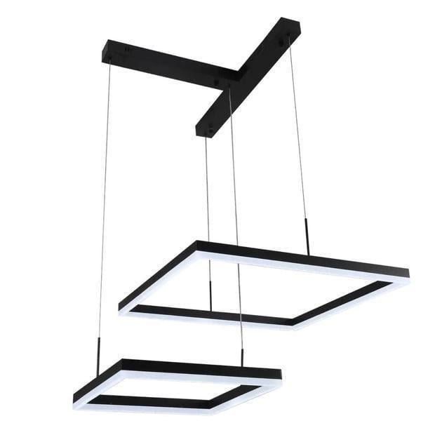 LED-люстра подвесная Valeso Interees Модерн металлическая 3000/4500/6000К IP20 90W Черный (V-QQD3072 BK)