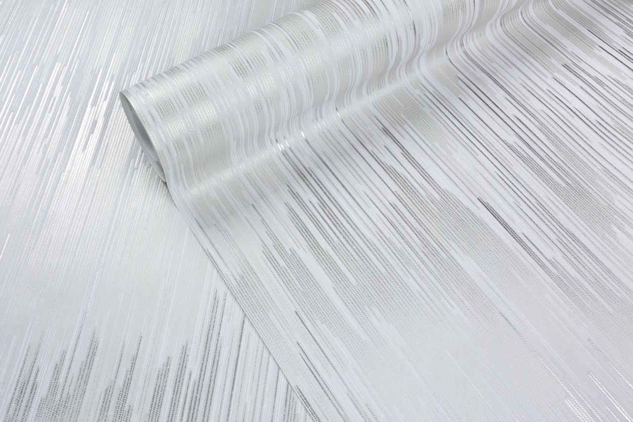 Обои флизелиновые LS Vinil Rains ДХС-1587 Противень вспененный винил 1,06х10,05 м Серо-серебристый