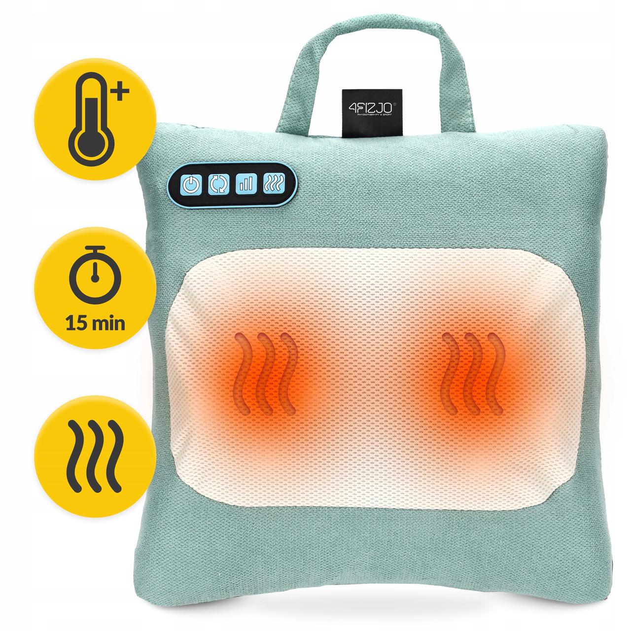 Подушка-массажер 4fizjo Shiatsu Lite Green (P-5905973404143) - фото 8