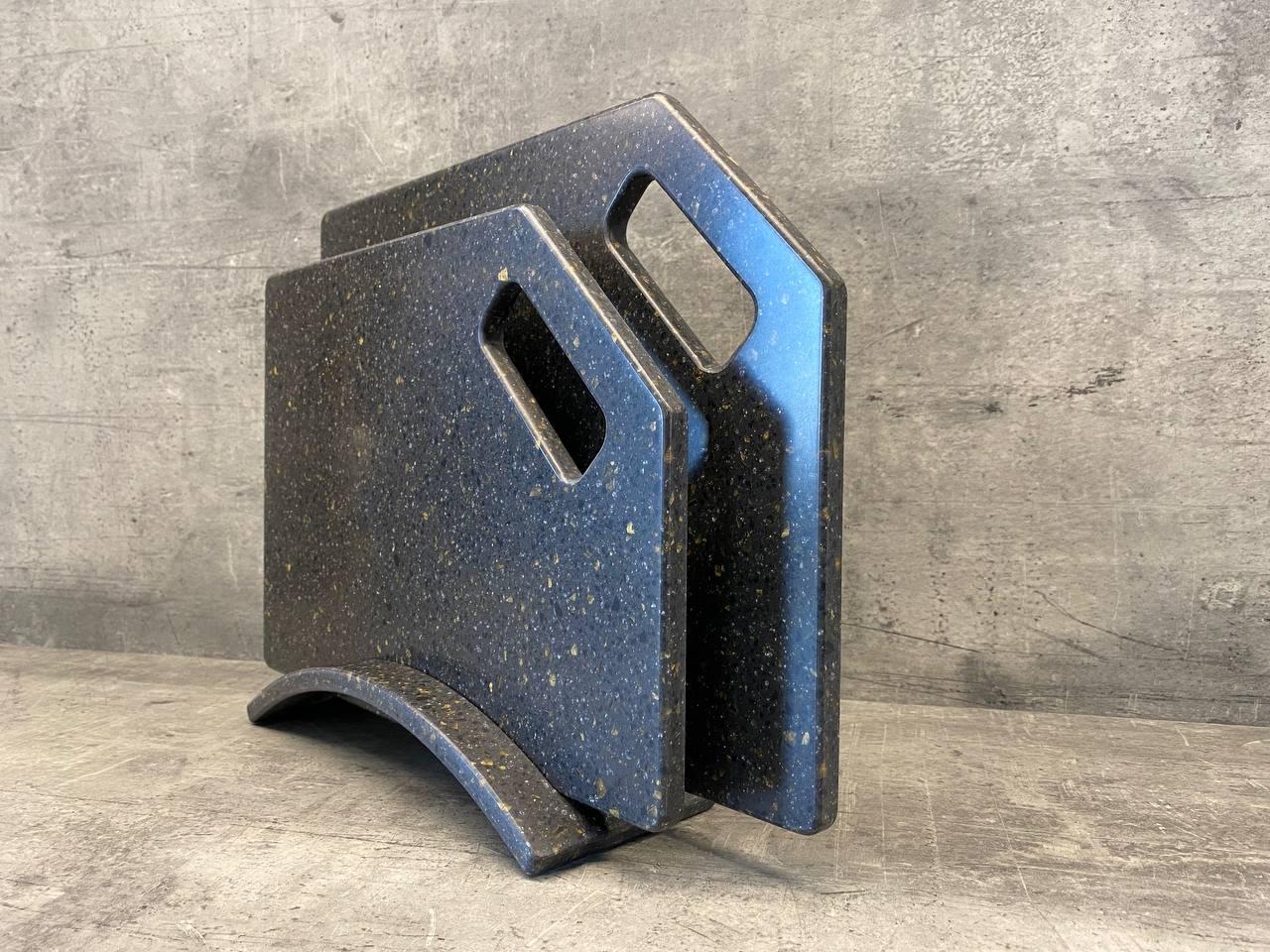 Набор кухонных досок Gold Leaf из искусственного акрилового камня 2 шт. (23853406) - фото 3 Набор кухонных досок Gold Leaf из искусственного акрилового камня 2 шт. (23853406) - фото 3