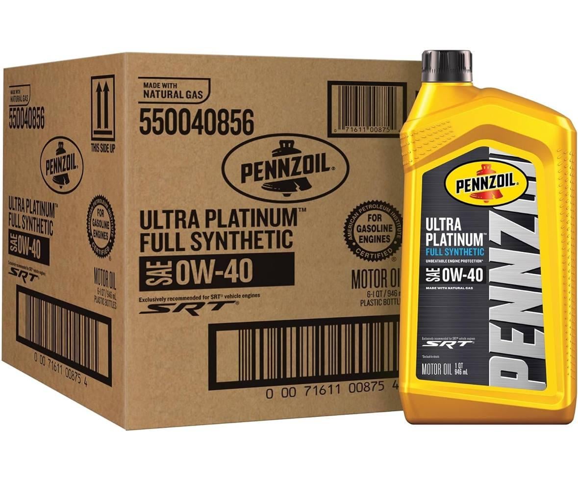 Масло Pennzoil Ultra Platinum 0W40 SRT Full Syntetich 1 кварта 0,9 л