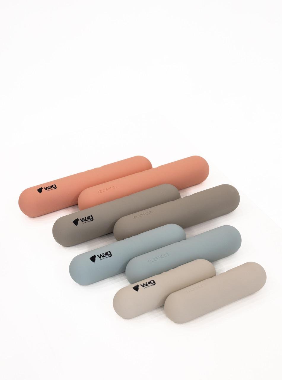 Гантели женские WCG Caps Soft Touch 2,5 кг 2 шт. (2710994606) - фото 4