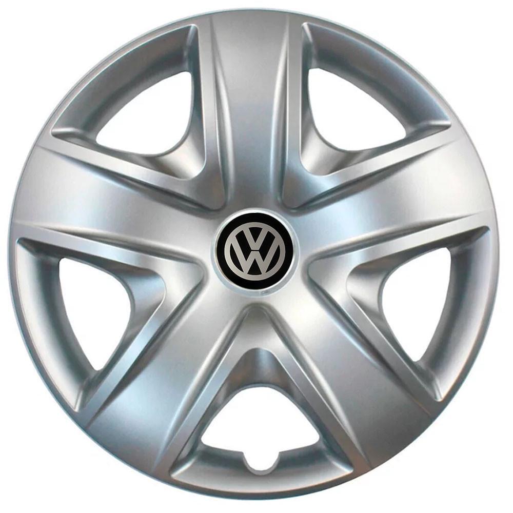 Колпаки SJS 500 с логотипом Volkswagen 4 шт. R17 Серебристый (2654555121)