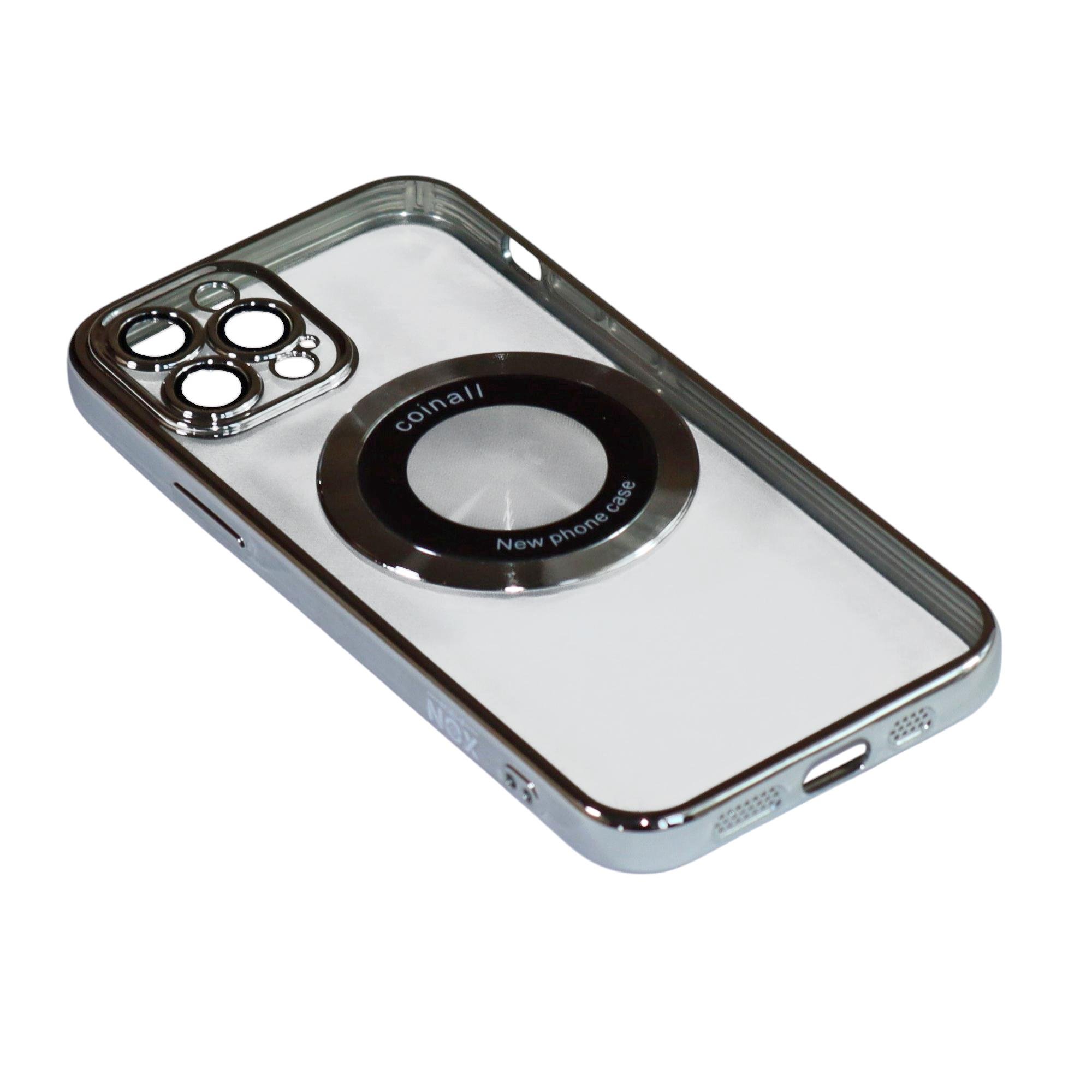 Магнитный чехол XON PhoneCase Magnetic для iPhone 12 Pro (PCMC1112300G 8123) Серый/Прозрачный Магнитный чехол XON PhoneCase Magnetic для iPhone 12 Pro (PCMC1112300G 8123) Серый/Прозрачный