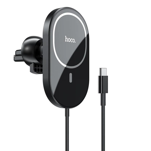 Держатель автомобильный магнит печка Hoco CA90 MagSafe 15w (000547702)