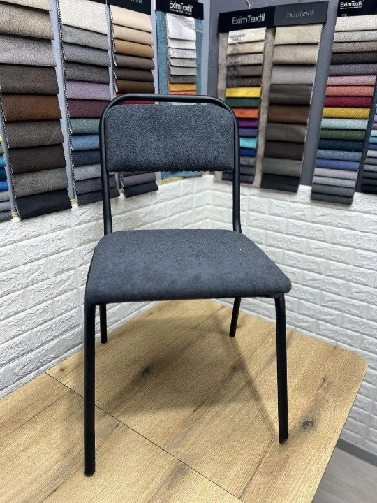 Офісний стілець Visitor тканинний для зони очікування в чорному корпусі 45х47х81 см Сірий (28374443) - фото 2 Офісний стілець Visitor тканинний для зони очікування в чорному корпусі 45х47х81 см Сірий (28374443) - фото 2